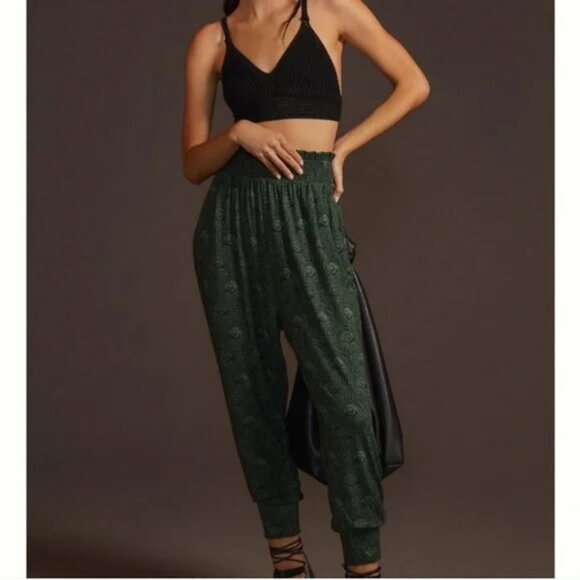 Anthropologie Pants - 029 Anthropologie Daily Practice by Anthropologie Smocked Harem Pants Size M